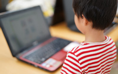 子どもとパソコン